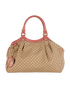 Medium Sukey Tote, &pound;350, Handbags, Beige/Pink, Canvas, Front view